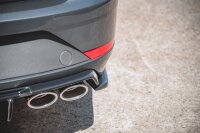 Maxton Design Rear extension Flaps diffuser V.2 black gloss - Seat Leon Cupra MK3 FL Sportstourer