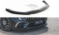 Maxton Design Front extension V.1 black gloss - Mercedes...