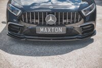 Maxton Design Front extension V.1 black gloss - Mercedes CLS AMG-Line / 53AMG C257