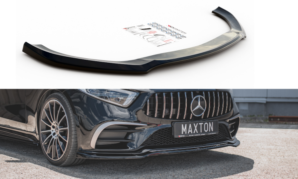 Maxton Design Frontansatz V.3 schwarz Hochglanz - Mercedes CLS AMG-Line / 53AMG C257