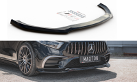 Maxton Design Front extension V.3 black gloss - Mercedes...