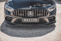 Maxton Design Front extension V.3 black gloss - Mercedes CLS AMG-Line / 53AMG C257