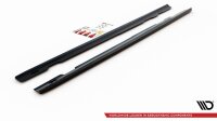 Maxton Design Side skirts extension extension black gloss - Mercedes CLS AMG-Line / 53AMG C257