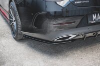 Maxton Design Middle diffuser rear extension black gloss - Mercedes CLS AMG-Line C257