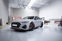 Maxton Design Front extension V.2 black gloss - Audi RS6...