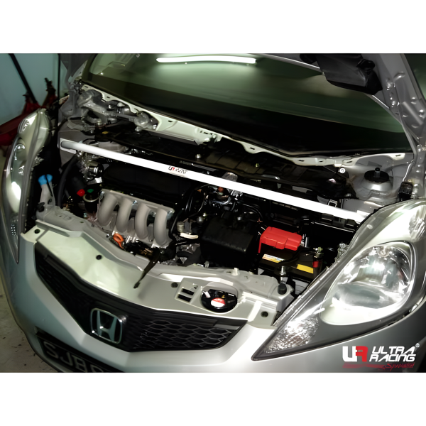 Ultra Racing Front Upper Strut Bar 2-Point - 07-14 Honda Jazz/Fit (GE6) 1.3 (2WD) / 08-16 Honda Freed (GB3) 1.5 (2WD)