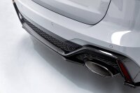 Maxton Design Middle diffuser rear extension black gloss - Audi RS6 C8 / RS7 C8