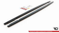 Maxton Design Side skirts extension extension V.2 black gloss - Audi RS6 C8 / RS7 C8