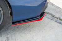 Maxton Design Rear extension Flaps diffuser V.2 black gloss - Subaru WRX STI