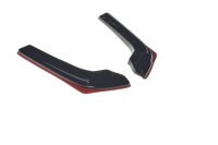 Maxton Design Rear extension Flaps diffuser V.2 black gloss - Subaru WRX STI