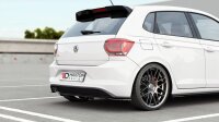 Maxton Design Middle diffuser rear extension DTM Look black gloss - VW Polo 6 GTI MK6