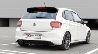 Maxton Design Middle diffuser rear extension DTM Look black gloss - VW Polo 6 GTI MK6