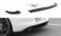 Maxton Design Mittlerer Diffusor Heckansatz DTM Look schwarz Hochglanz - VW Polo 6 GTI MK6