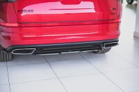 Maxton Design Middle diffuser rear extension black gloss - Skoda Kodiaq RS