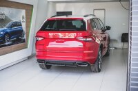 Maxton Design Mittlerer Diffusor Heckansatz schwarz Hochglanz - Skoda Kodiaq RS