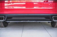 Maxton Design Middle diffuser rear extension DTM Look black gloss - Skoda Kodiaq RS