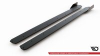 Maxton Design Racing Side skirts extension extension + Flaps Ford Focus ST / ST-Line MK4