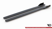 Maxton Design Racing Side skirts extension extension + Flaps Ford Focus ST / ST-Line MK4