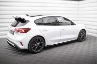 Maxton Design Robuste Racing Seitenschweller Ansatz + Flaps Ford Focus ST / ST-Line MK4