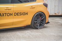 Maxton Design Robuste Racing Seitenschweller Ansatz + Flaps Ford Focus ST / ST-Line MK4