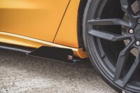 Maxton Design Robuste Racing Seitenschweller Ansatz + Flaps Ford Focus ST / ST-Line MK4