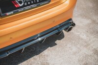 Maxton Design Diffuser rear extension V.3 black gloss - Ford Focus ST MK4