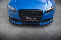 Maxton Design Front extension V.1 black gloss - Audi RS4 B7