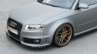 Maxton Design Front extension V.1 black gloss - Audi RS4 B7