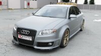 Maxton Design Front extension V.1 black gloss - Audi RS4 B7