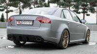 Maxton Design Diffuser rear extension black gloss - Audi RS4 B7