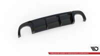 Maxton Design Diffuser rear extension black gloss - Audi RS4 B7