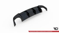 Maxton Design Diffuser rear extension black gloss - Audi RS4 B7