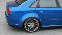 Maxton Design Heckansatz Flaps Diffusor V.1 schwarz Hochglanz - Audi RS4 Limosine B7