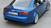 Maxton Design Heckansatz Flaps Diffusor V.1 schwarz Hochglanz - Audi RS4 Limosine B7