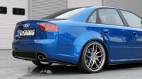 Maxton Design Rear extension Flaps diffuser V.1 black gloss - Audi RS4 Limosine B7