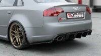 Maxton Design Heckansatz Flaps Diffusor V.2 schwarz Hochglanz - Audi RS4 Limosine B7