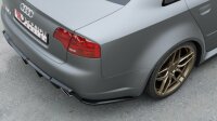 Maxton Design Heckansatz Flaps Diffusor V.2 schwarz Hochglanz - Audi RS4 Limosine B7