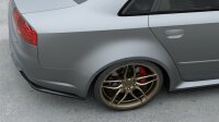 Maxton Design Rear extension Flaps diffuser V.2 black gloss - Audi RS4 Limosine B7