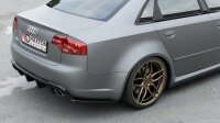 Maxton Design Rear extension Flaps diffuser V.2 black gloss - Audi RS4 Limosine B7