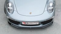 Maxton Design Front extension V.1 black gloss - Porsche 911 Carrera 991