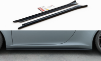 Maxton Design Side skirts extension extension black gloss...