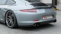 Maxton Design Heckansatz Flaps Diffusor schwarz Hochglanz - Porsche 911 Carrera 991