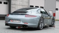 Maxton Design Rear extension Flaps diffuser black gloss - Porsche 911 Carrera 991