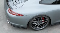 Maxton Design Rear extension Flaps diffuser black gloss - Porsche 911 Carrera 991