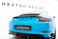 Maxton Design Spoiler Cap schwarz Hochglanz - Porsche 911...