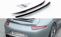 Maxton Design Spoiler Cap schwarz Hochglanz - Porsche 911...