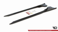 Maxton Design Side skirts extension extension black gloss - BMW i8