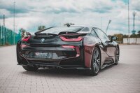 Maxton Design Middle diffuser rear extension DTM Look black gloss - BMW i8