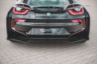 Maxton Design Middle diffuser rear extension DTM Look black gloss - BMW i8