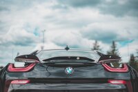 Maxton Design Zentrale Spoiler Cap schwarz Hochglanz - BMW i8